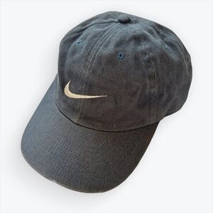 NIKE Vintage Ball Cap, Adjustable Fit, Blue, 100% Cotton